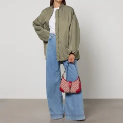 Bags|Coach Hamptons Jacquard Hobo Bag