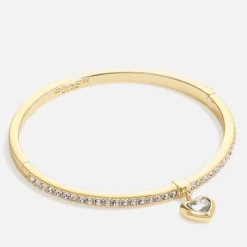 Jewellery|Dr. Martens Coach Heart Gold Tone Charm Bangle