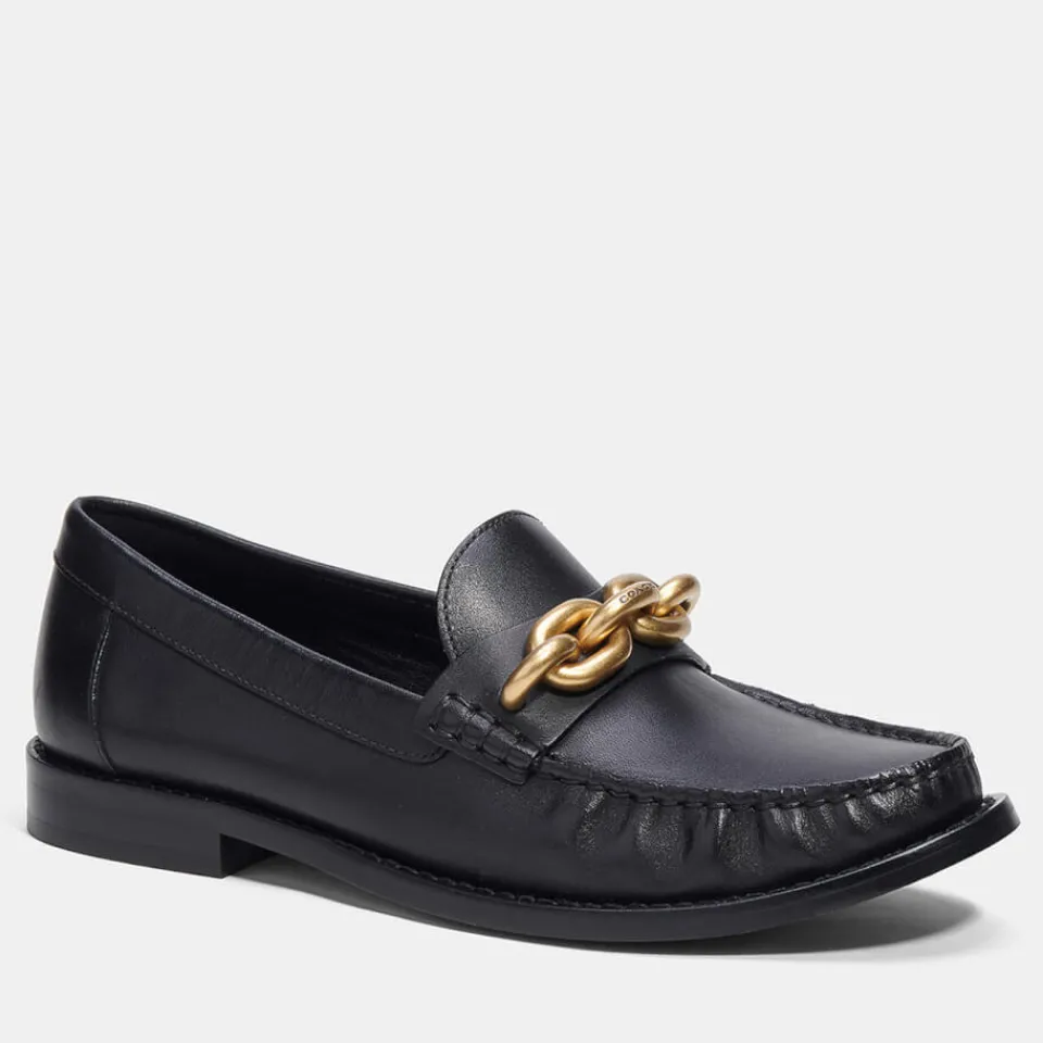 Loafers|Flats|Coach Jess Leather Loafers - UK 5