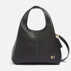 Bags|Dr. Martens Coach Lana 23 Polished Pebbled Leather Shoulder Bag