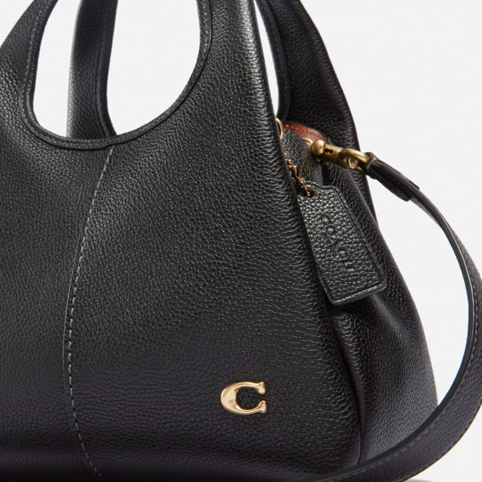 Bags|Dr. Martens Coach Lana 23 Polished Pebbled Leather Shoulder Bag