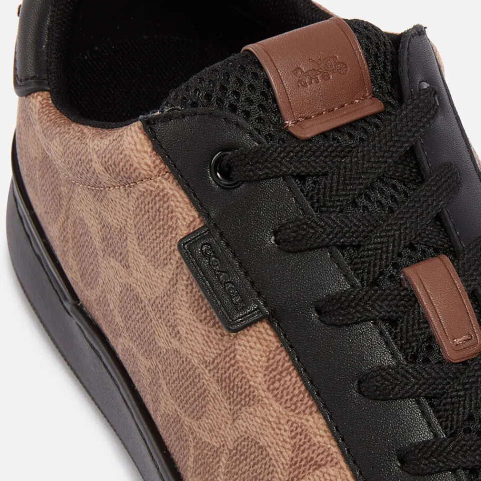 Trainers|Dr. Martens Coach Lowline Signature Printed Coated-Canvas Trainers - UK 7