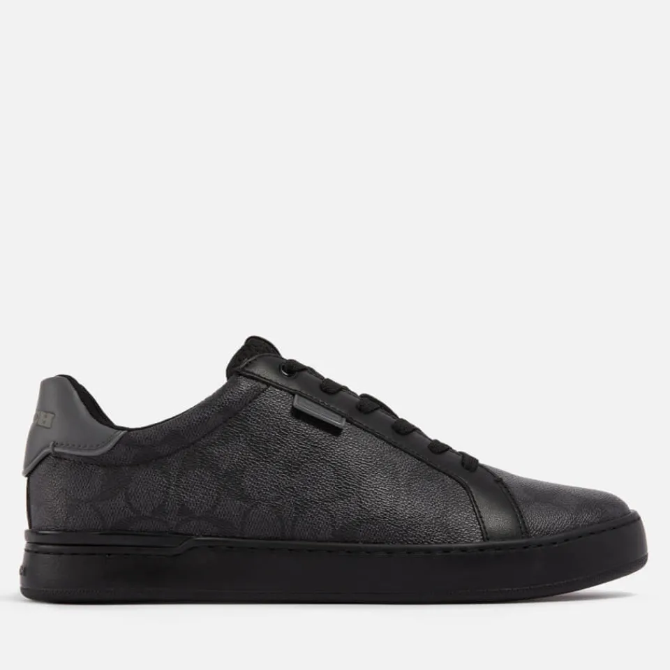 Trainers|Dr. Martens Coach Lowline Signature Printed Coated-Canvas Trainers - UK 10