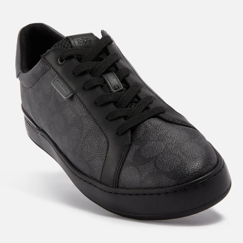 Trainers|Dr. Martens Coach Lowline Signature Printed Coated-Canvas Trainers - UK 10