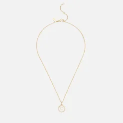 Jewellery|Dr. Martens Coach Mop Coin Short Gold-Tone Pendant Necklace