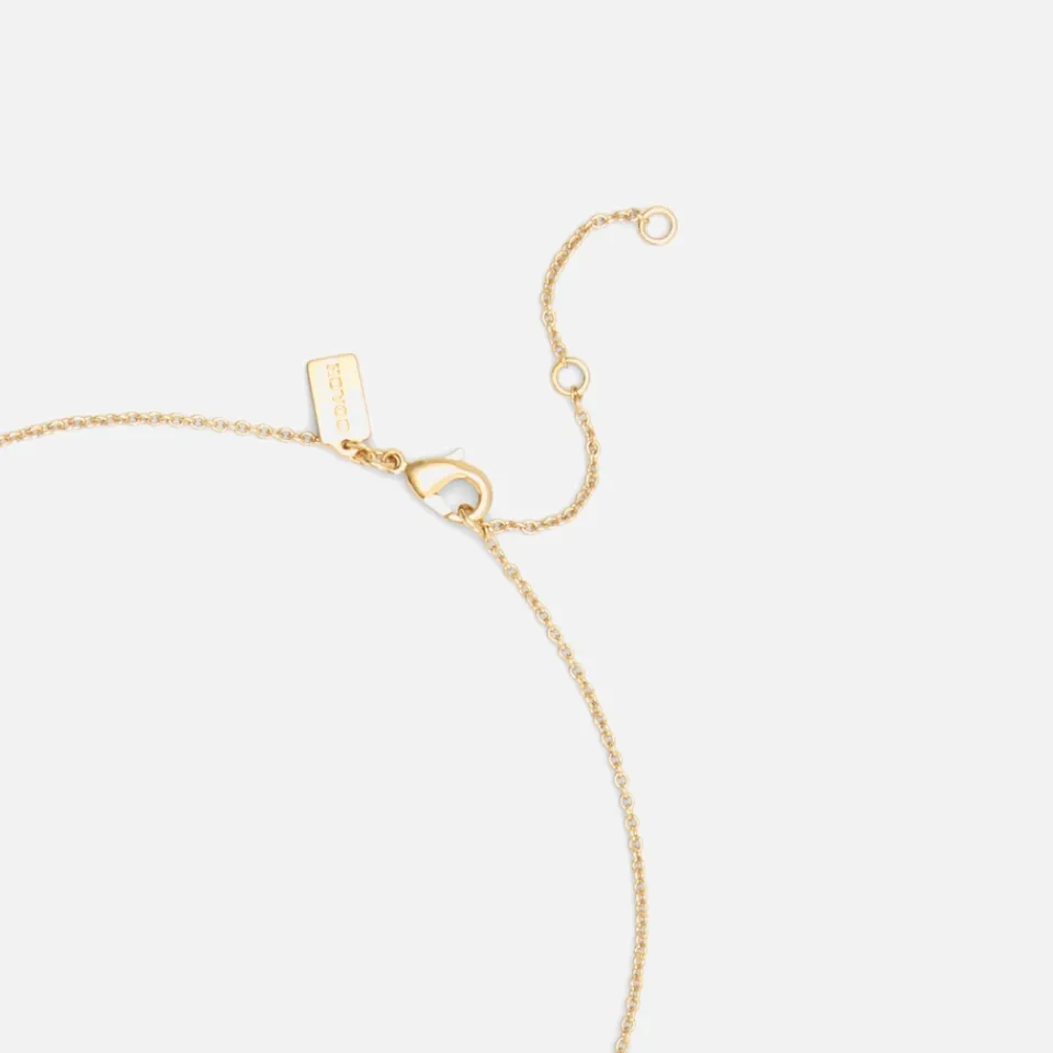 Jewellery|Dr. Martens Coach Mop Coin Short Gold-Tone Pendant Necklace