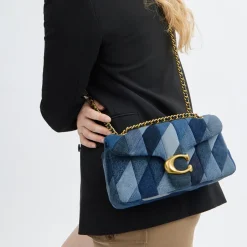 Bags|Stuart Weitzman Coach Patchwork Tabby 26 Denim Shoulder Bag