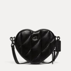 Bags|Dr. Martens Coach Quilted Heart Leather Crossbody Bag
