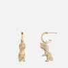 Jewellery|Carhartt WIP Coach Rexy Crystal and Gold-Tone Earrings