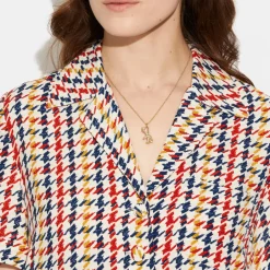 Jewellery|Dr. Martens Coach Rexy Pendant Crystal and Gold-Tone Necklace