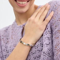 Jewellery|Coach Signature C Hinged Silver-Plated Bracelet