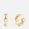 Jewellery|Dr. Martens Coach Signature Gold-Tone Huggie Earrings