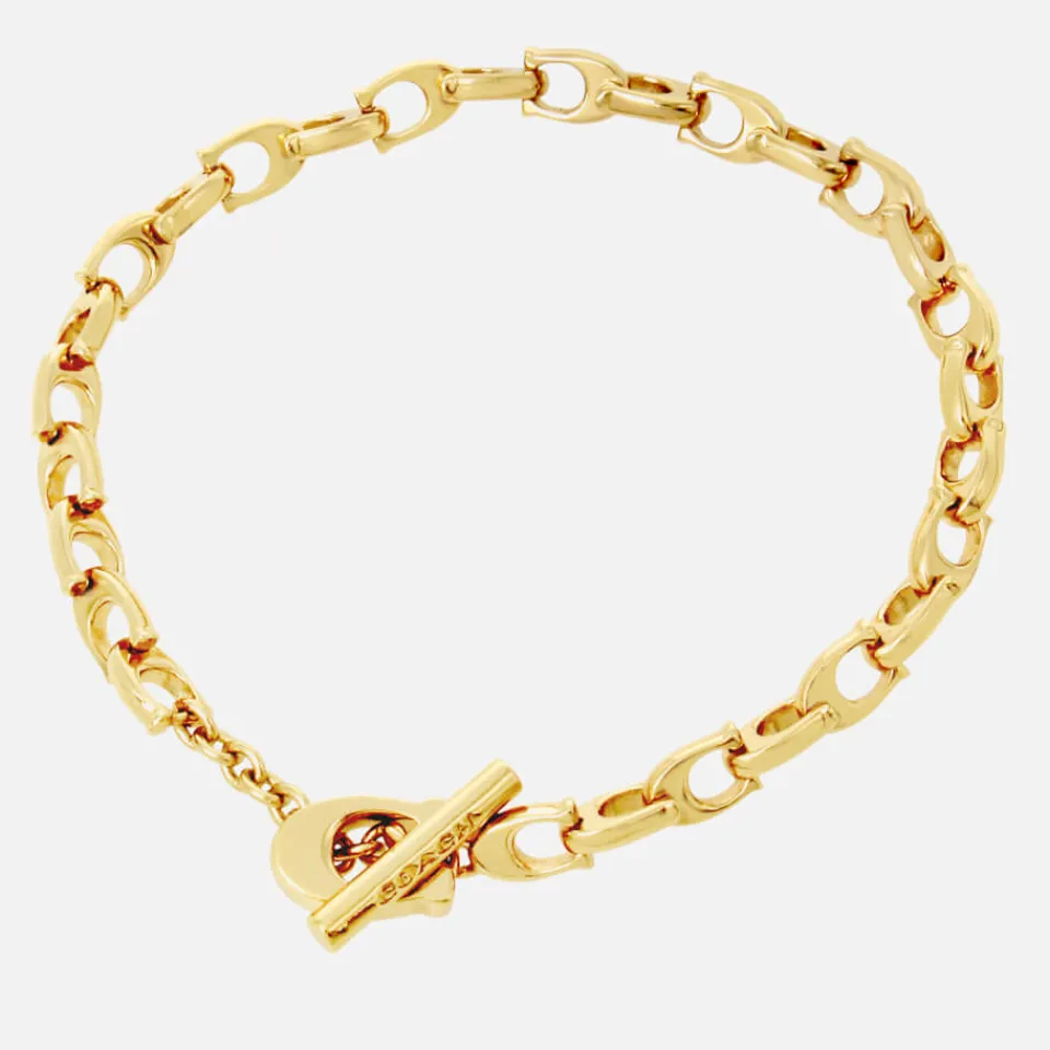 Jewellery|Dr. Martens Coach Signature Link Gold-Plated Bracelet