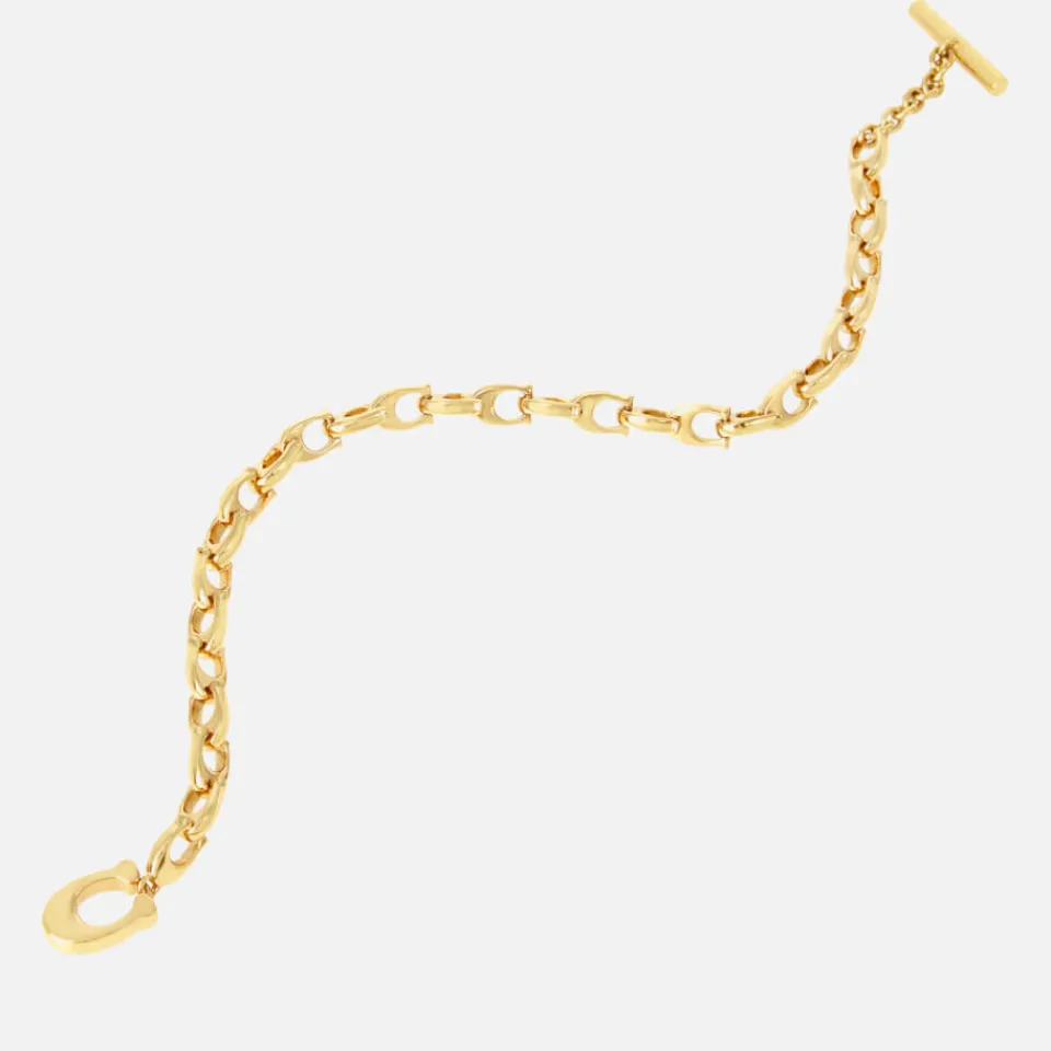 Jewellery|Dr. Martens Coach Signature Link Gold-Plated Bracelet