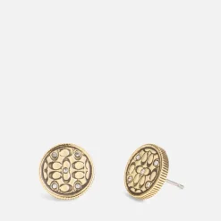 Jewellery|Dr. Martens Coach Signature Quilted Coin Stud Earrings