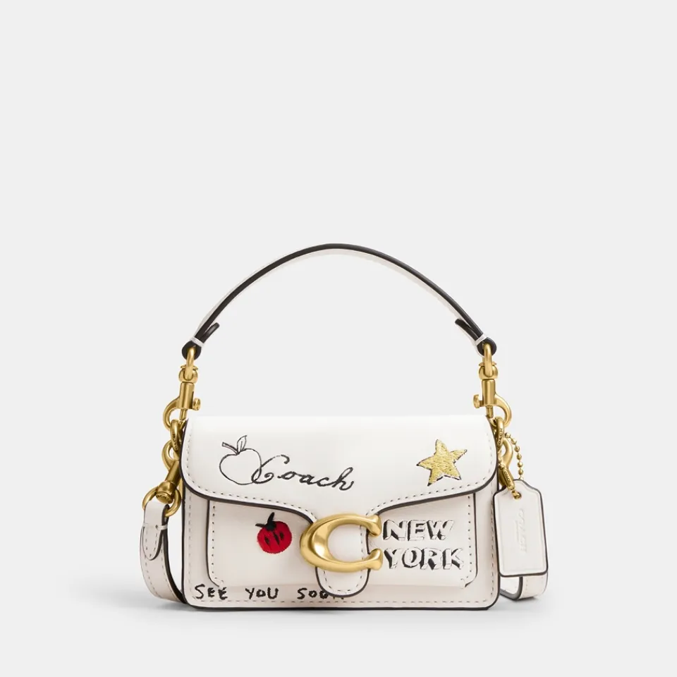 Bags|Dr. Martens Coach Sketch Print Tabby 12 Leather Bag