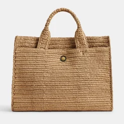 Holiday Bags|Bags|Dr. Martens Coach Straw Cargo Tote Bag