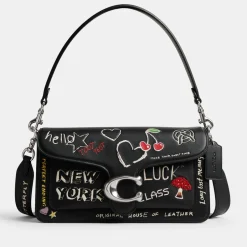 Bags|Dr. Martens Coach Tabby 26 Sketch Print Leather Shoulder Bag