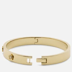 Jewellery|Self-Portrait Coach Tearose Gold-Tone Hinged Bangle