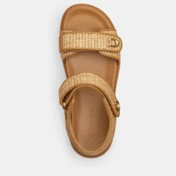 Sandals & Slides|Sandals|Dr. Martens Coach Women's Brynn Straw Sandals - UK 6
