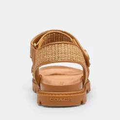 Sandals & Slides|Sandals|Dr. Martens Coach Women's Brynn Straw Sandals - UK 6