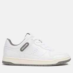 Trainers|Coach Women's C201 Basket Leather Trainers - UK 3