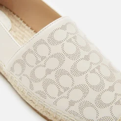 Flats|Polo Ralph Lauren Coach Women's Carley Espadrilles - Chalk - UK 3