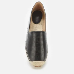 Flats|Coach Women's Carley Espadrilles - Black - UK 3