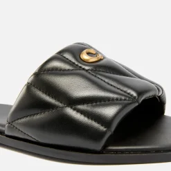 Sandals & Slides|Sandals|Stuart Weitzman Coach Women's Holly Quilted Leather Sandals - UK 5