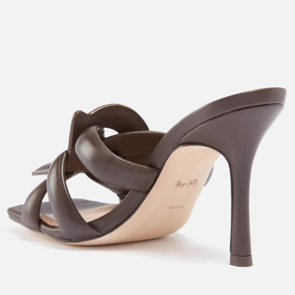 Heels|Sandals & Slides|Dr. Martens Coach Women's Kellie Leather Heeled Sandals - UK 3