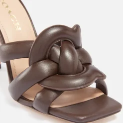 Heels|Sandals & Slides|Dr. Martens Coach Women's Kellie Leather Heeled Sandals - UK 3