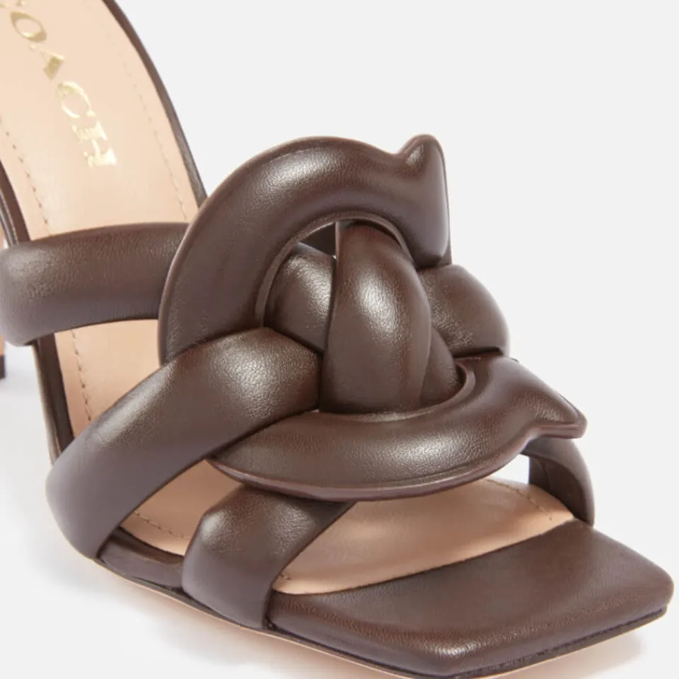 Heels|Sandals & Slides|Dr. Martens Coach Women's Kellie Leather Heeled Sandals - UK 3