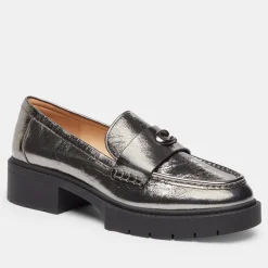 Loafers|Flats|Coach Women's Leah Leather Loafers - UK 8