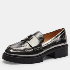 Loafers|Flats|Coach Women's Leah Leather Loafers - UK 8