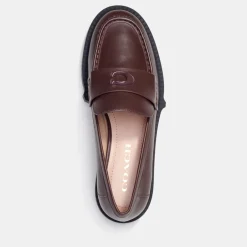 Loafers|Flats|Dr. Martens Coach Women's Leah Leather Loafers - UK 6