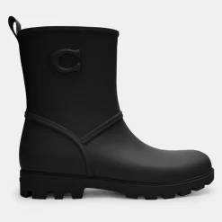Boots|Coach Women's Ryder Rubber Rain Boots - UK 7