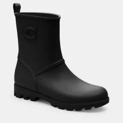 Boots|Coach Women's Ryder Rubber Rain Boots - UK 7
