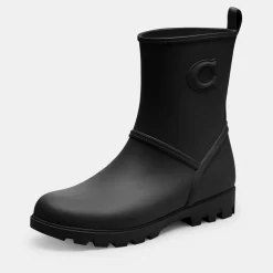 Boots|Coach Women's Ryder Rubber Rain Boots - UK 7
