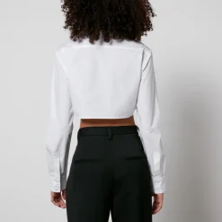 T-Shirts And Tops|Shirts And Blouses|Dr. Martens Coperni Cropped Cotton-Poplin Shirt - FR 38/UK 10