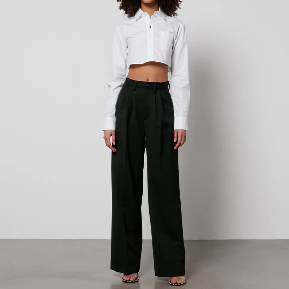 T-Shirts And Tops|Shirts And Blouses|Dr. Martens Coperni Cropped Cotton-Poplin Shirt - FR 38/UK 10