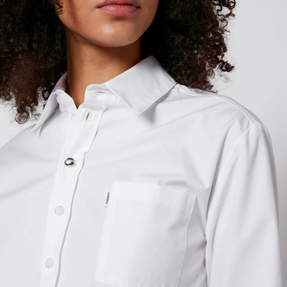 T-Shirts And Tops|Shirts And Blouses|Dr. Martens Coperni Cropped Cotton-Poplin Shirt - FR 38/UK 10