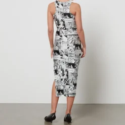 Dresses|Dresses|Dr. Martens Coperni Printed Stretch-Jersey Midi Dress - M