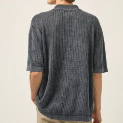 Shirts|Shirts|Dr. Martens Corridor Acid Wash Pima Cotton Pointelle-Knit Shirt - S
