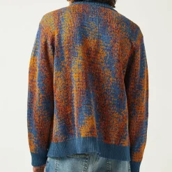 Cardigans|Knitwear|Dr. Martens Corridor Black Hole Sun Intarsia-Knit Cotton Cardigan - L
