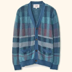 Cardigans|Knitwear|Dr. Martens Corridor Blow Up Intarsia-Knit Cotton Cardigan - XL
