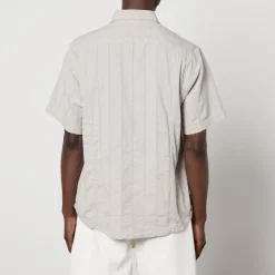Shirts|Shirts|Corridor Striped Cotton-Blend Seersucker Shirt - M