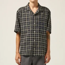 Shirts|Shirts|Novesta Corridor Wavy Cotton-Blend Shirt - S