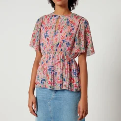 T-Shirts And Tops|Shirts And Blouses|RAINS Cras Bonniecras Chiffon Blouse - EU 34/UK 8