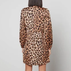 Dresses|Dresses|Dr. Martens CRAS Lavacras Leopard-Print Recycled Satin Mini Dress - EU 34/UK 6