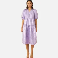 Dresses|Dresses|Cras Mika Jacquard Wrap Dress - EU 36/UK 8